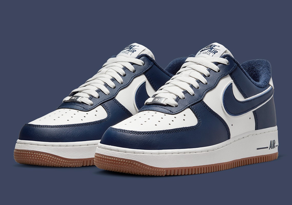 Nike Air Force 1 Low College Pack Midnight Navy Men’s Sports Sneaker DQ7659-101