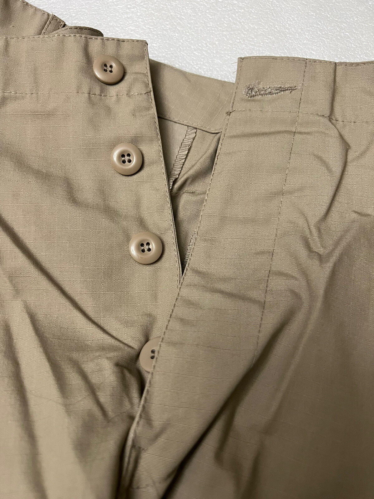 Military BDU Pants Khaki Ripstop Size Medium Regular New.