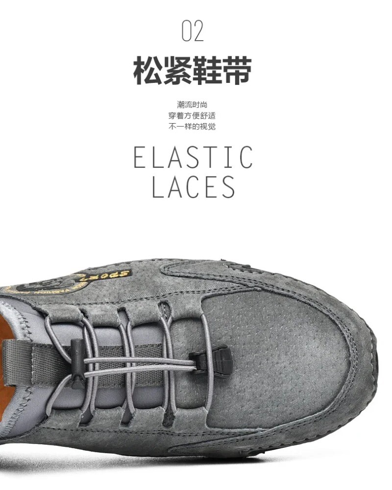 Men’s Casual Shoes Handmade Leather Loafers Moccasins Slip on Flats Driving Shoe