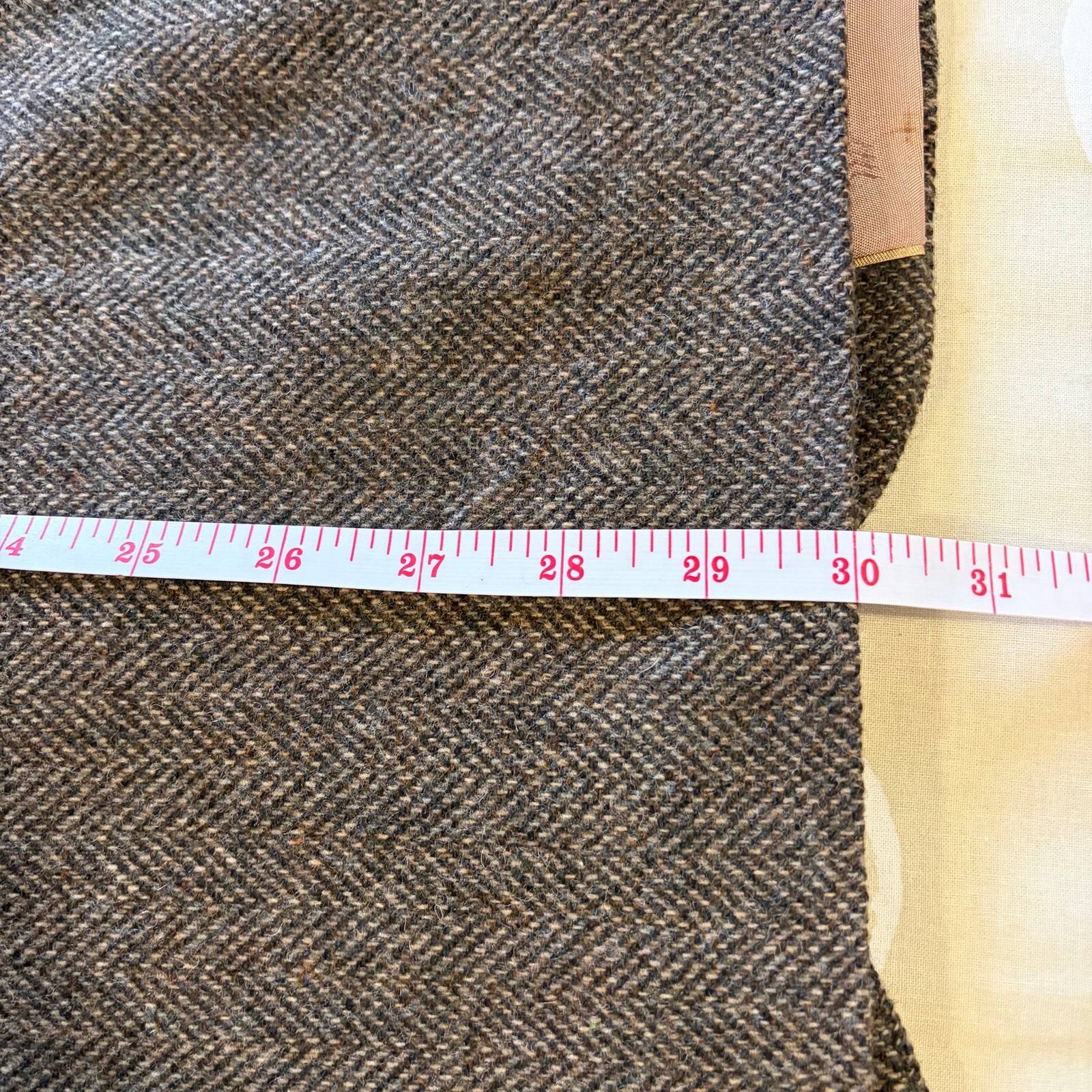 Vintage Deansgate 100% Wool Herringbone Blazer 41R 2-Button Sport Coat Tweed