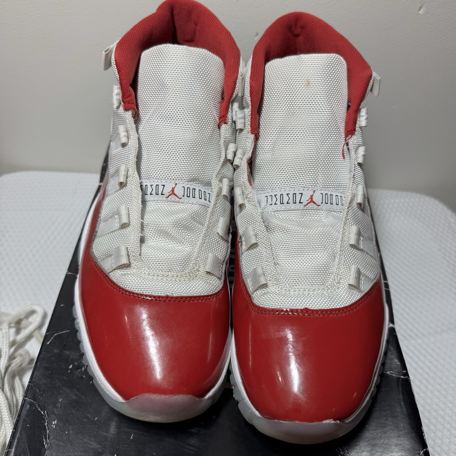 Jordan 11 Retro High Cherry 8 Pre-Owned CT8012-116 Red White W Box Lace Issue