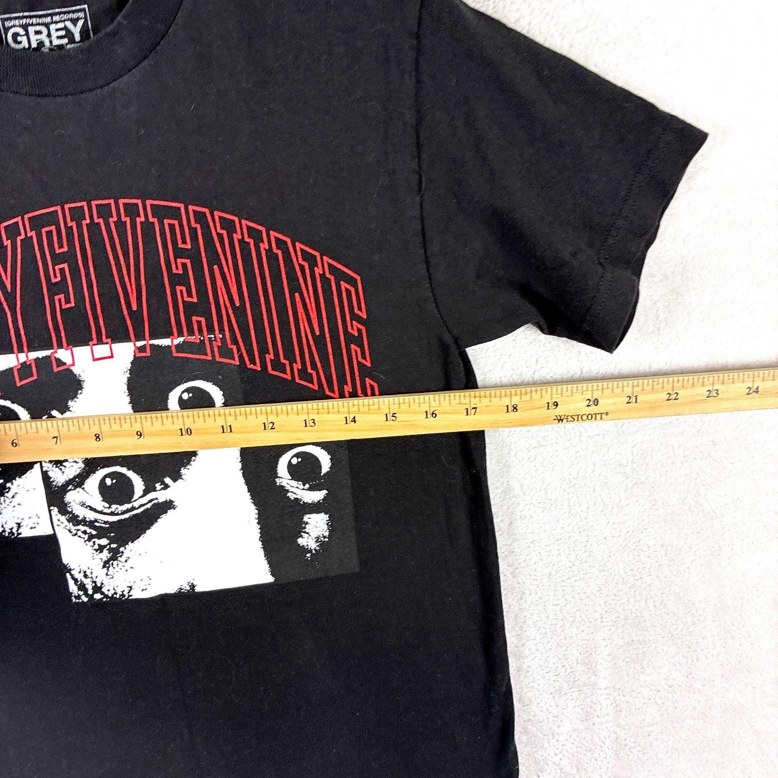 G59 Grey Five Records TShirt Mens S Black Nine Bored of Terror $uicideBoy$ Trap