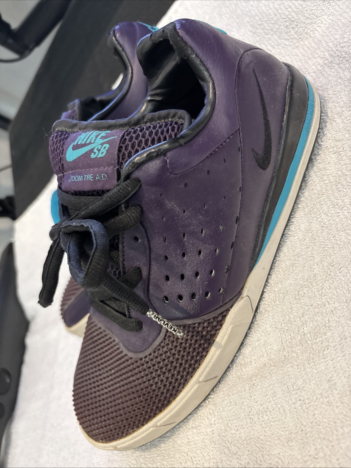 Men’s Nike Sb Zoom Tre A.D. ‘Grand Purple’ Size 8 Skate Shoes