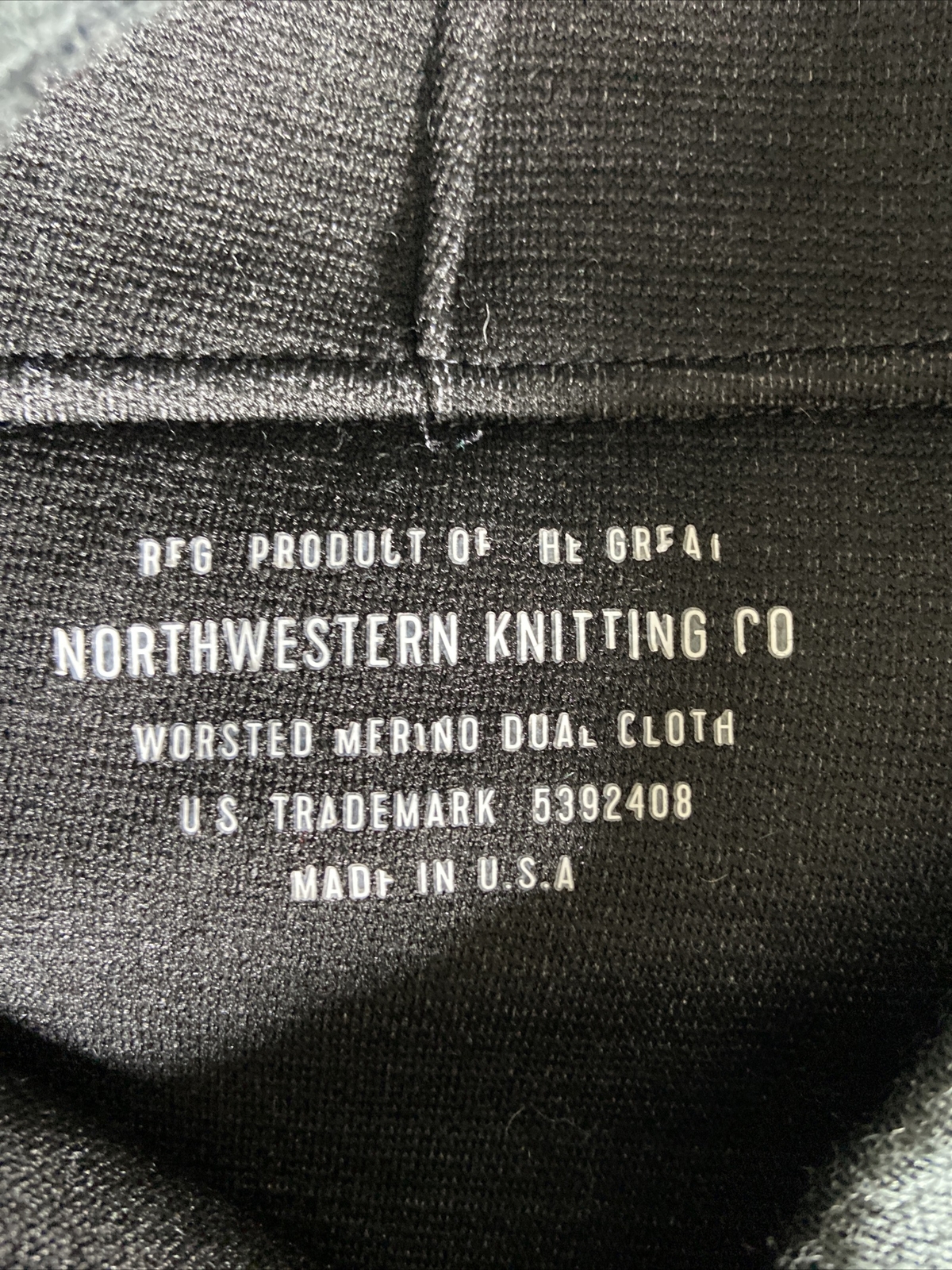 Mens Northwestern Knitting Co Worsted Merino Wool Blend Cloth Pants L Gray HTF!!