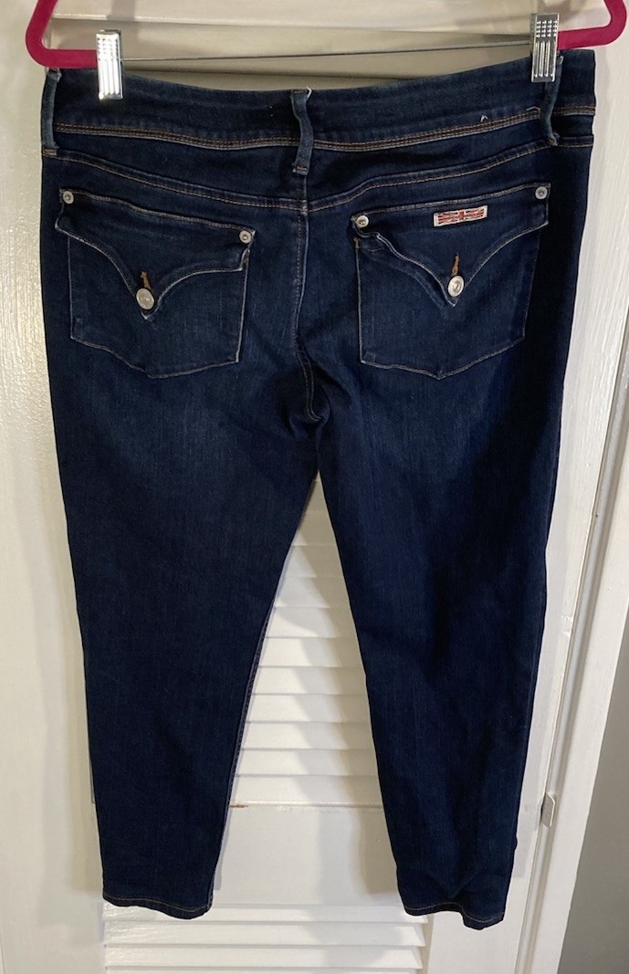 Hudson Jeans Collin Skinny Stretch Ankle Cropped 25” Inseams Women’s Size 29
