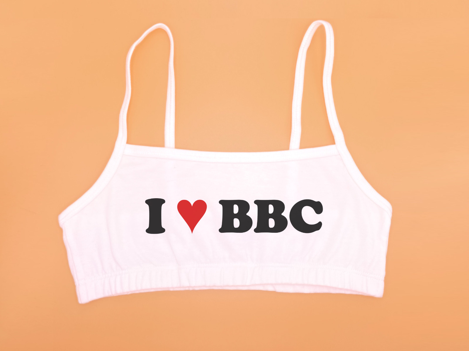 I Heart BBC Bralette Queen of Spades Shirt Hotwife QOS Lingerie