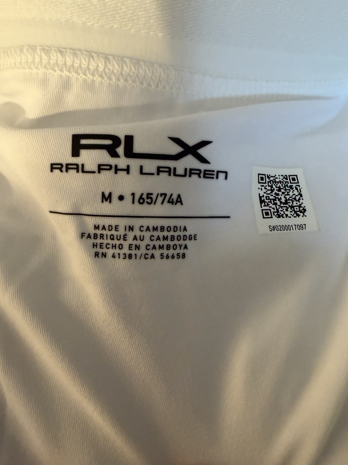 RLX Ralph Lauren Golf Core 17” Skort White Pickleball NWT Medium Pockets $138