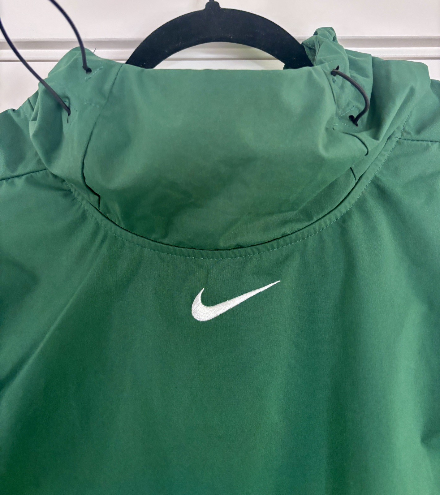 Nike Vest Large Green Alpha Fly Rush Hooded Athletic Pullover Zip NWT