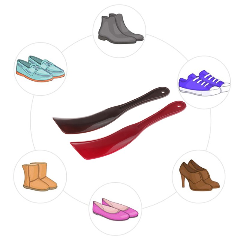 19cm Shoe Horn Professional Plastic Shoe Horn Spoon Shape Shoehorn Shoe Lifter