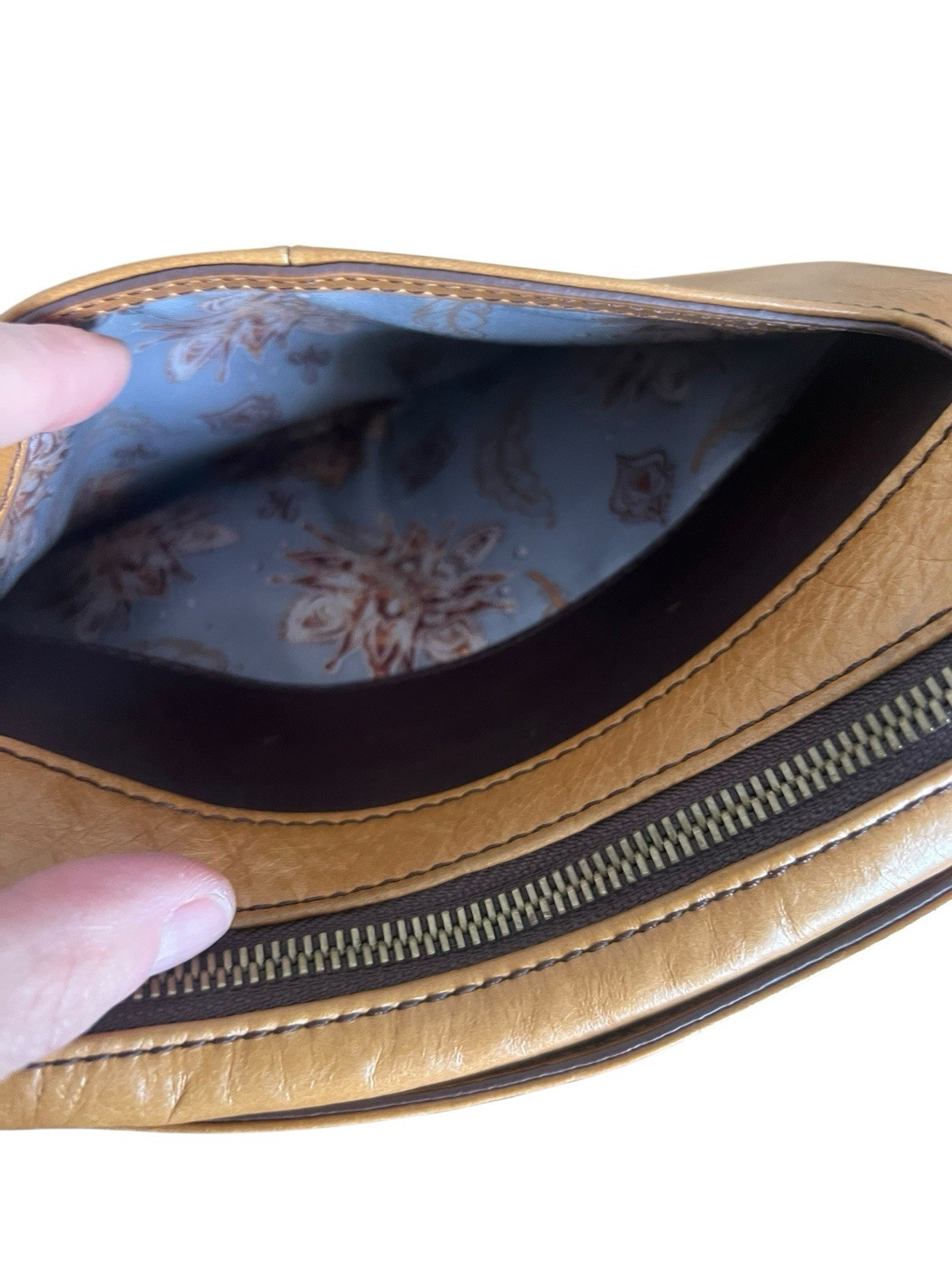 HOBO THE ORIGINAL International Crossbody Aviva Leather Handbag Purse Bag