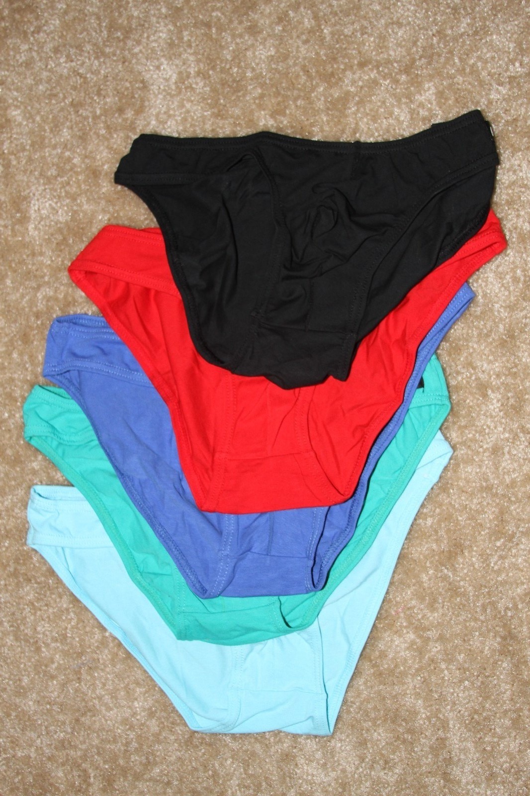 Men Brief Pouch Bulge Low Rise Soft Underwear Undies U-Brief