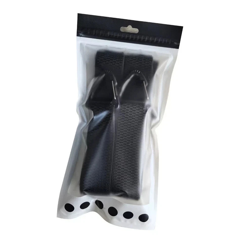 Heavy Duty Elastic Suspenders for Men Trouser Pants Braces Strap Work Belt UK