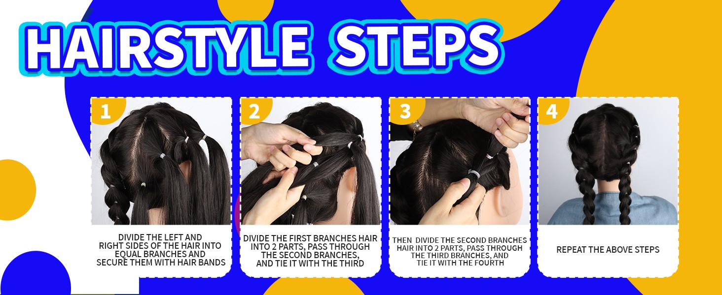 Clear Elastic Ties Hair Elastics, Clear Elastics Rubber Bands for Hair Rubber
