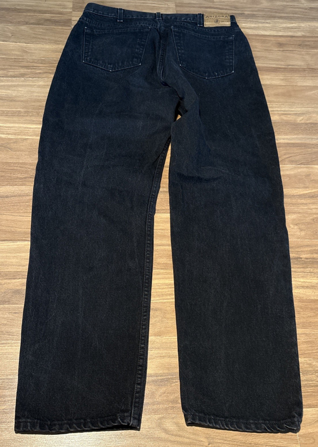 Vintage Arizona Jean Company Mens 36×32 Black Denim Jeans Made in USA 1994 0720