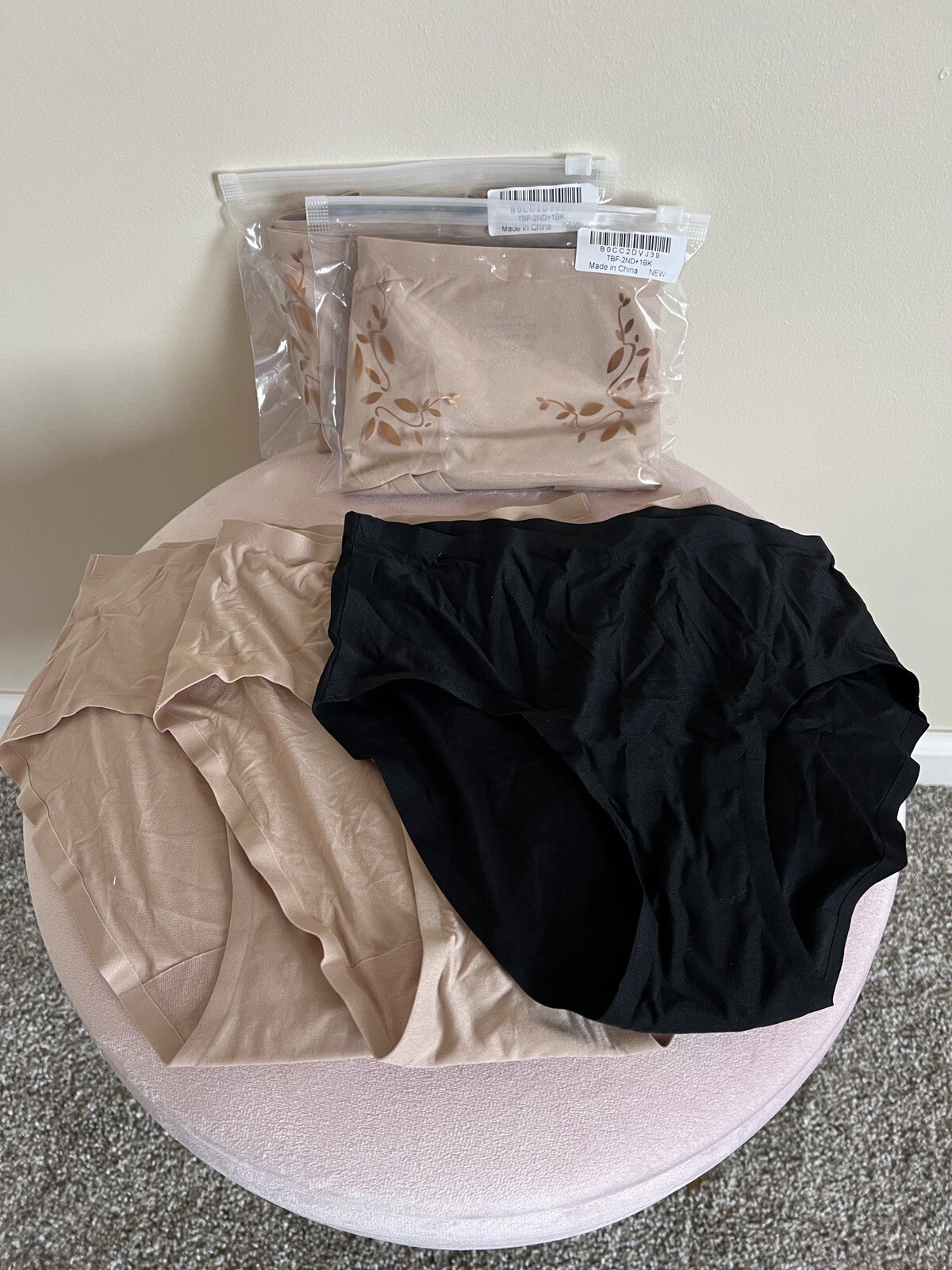 Womens Seamless Briefs Panties Soft Stretch Underwear No Panty Line Hipster 3pk