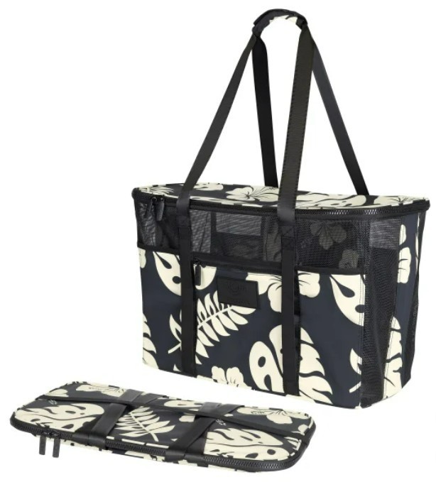Aloha + CleverMade Collapsible Beach Tote NEW with Tags LAST ONE!