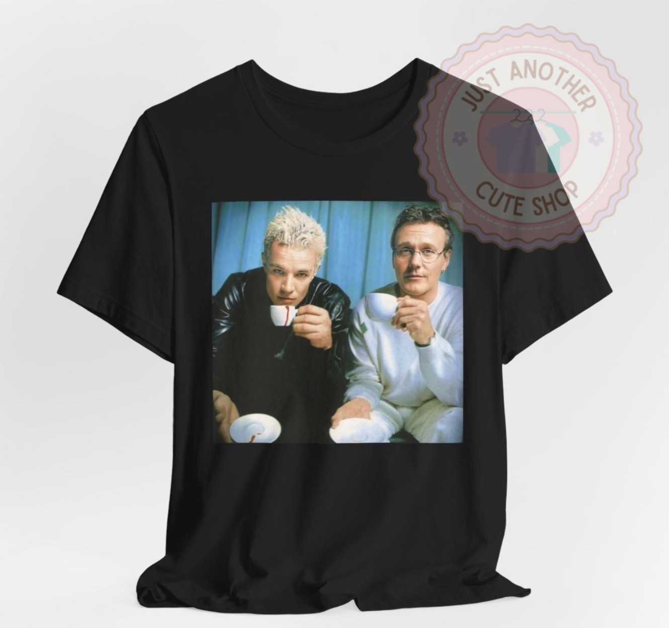 Buffy the Vampire Slayer T-Shirt ✩ SPIKE + GILES Tea Party ♡ Vintage Retro TV!