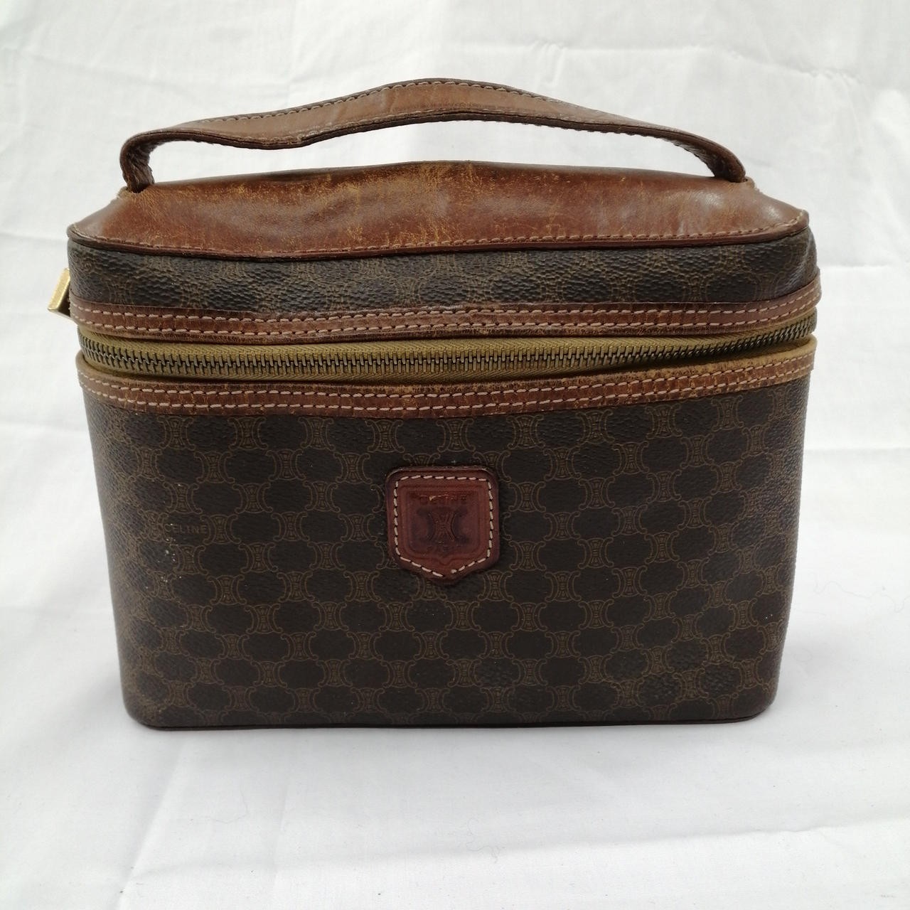 CELINE Handbag MC96 Macadam Vanity Women’s Auth