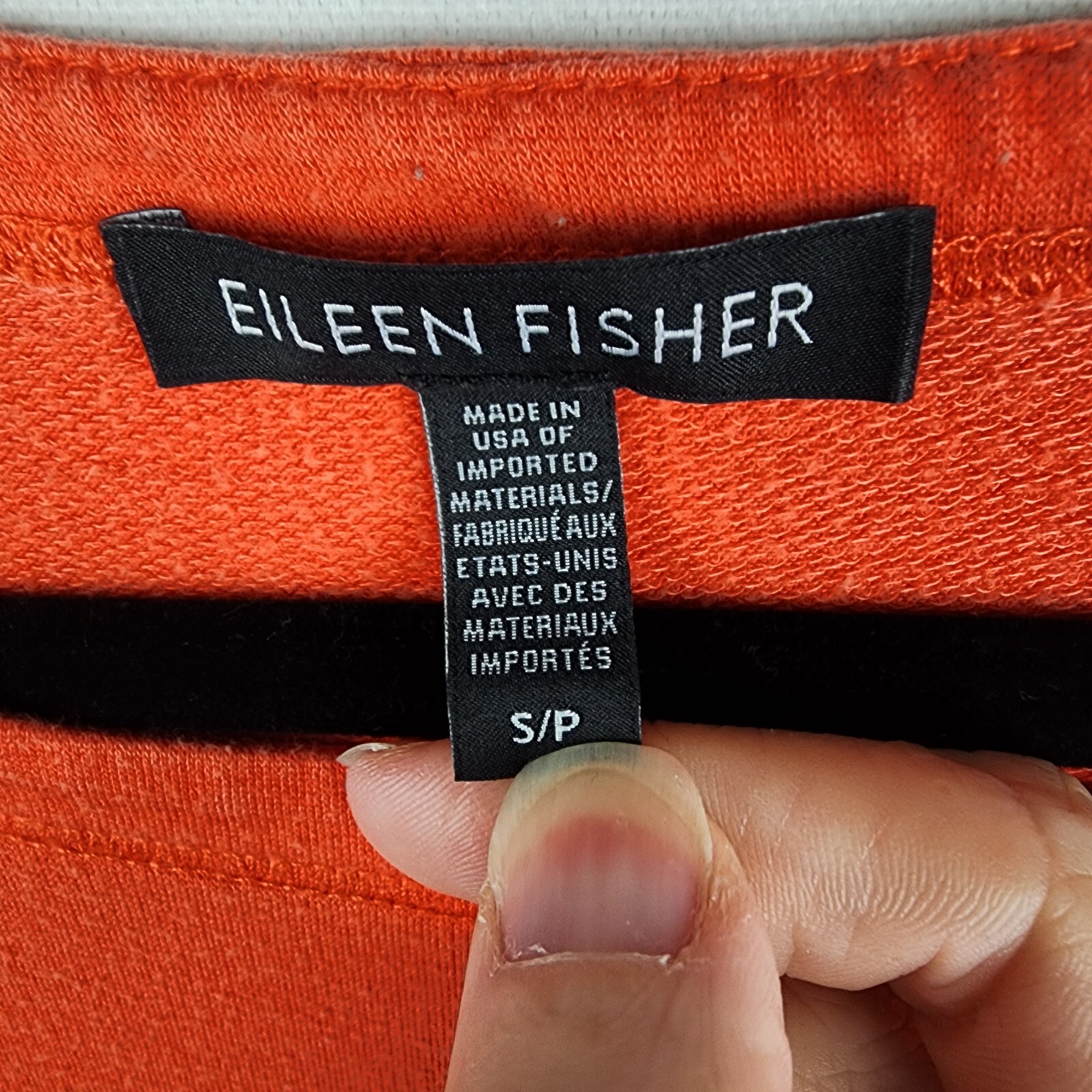 EILEEN FISHER Tencel Terry Pocket Ballet Neck Tunic Size Small