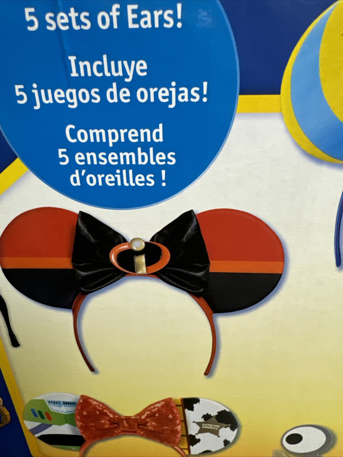 Disguise Disney Ear Set, 5 pcs. Pixar