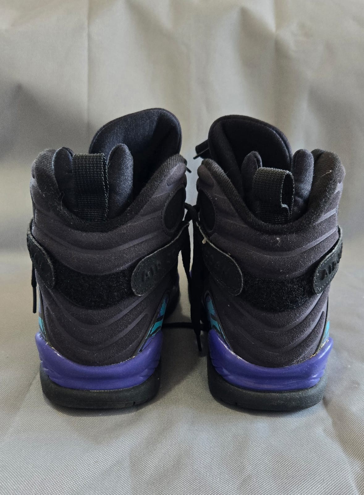 Air Jordan 8 Retro Black Bright Concord Aquatone Men’s US 9.5 UK 8.5 305381-041