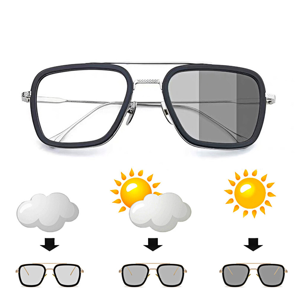 Fashion Square Sunglasses Mens Women Metal Retro Outdoor Sport Shade Glasses US