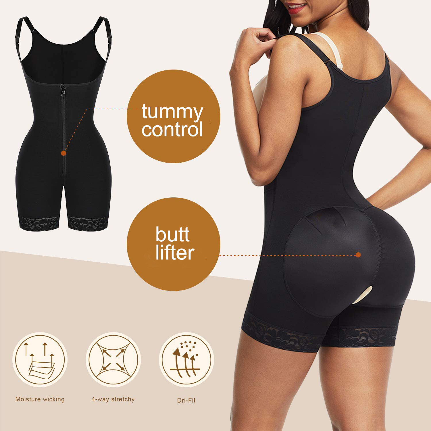 Fajas Colombianas bbl stage 3 Faja Post cirugia waist trainer Slim Body Shaper