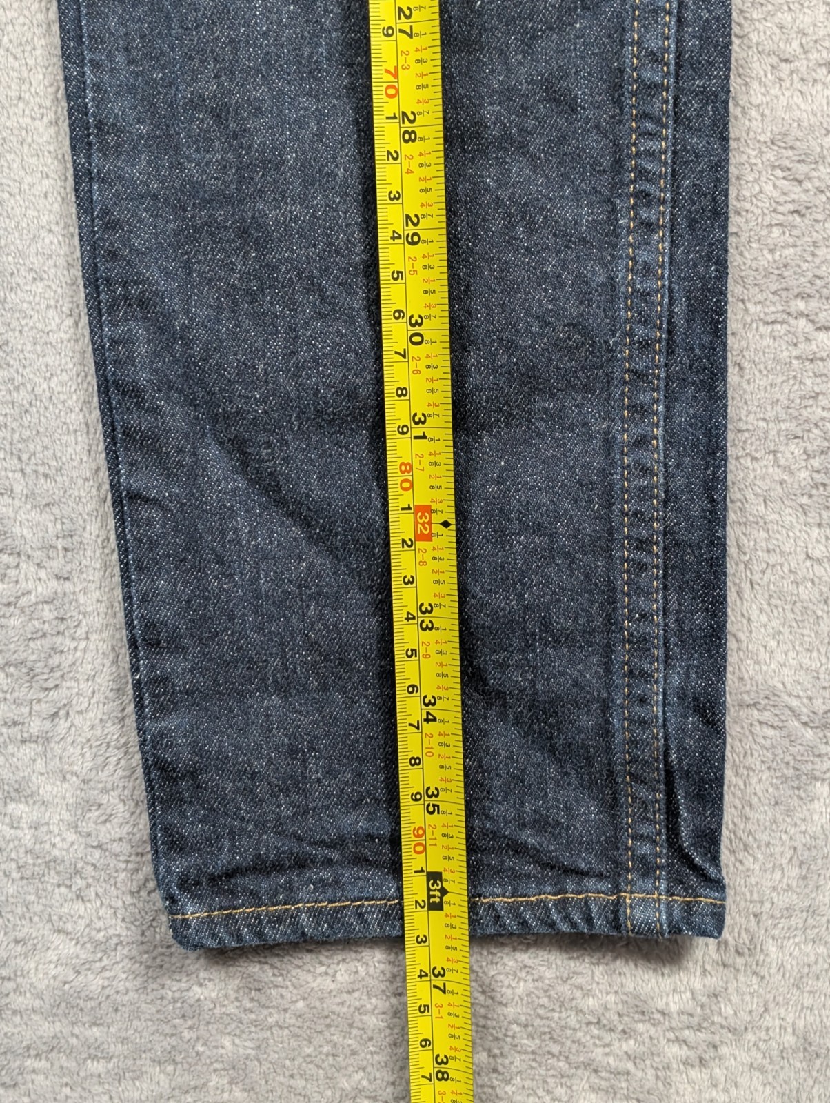 Vans V56 Standared Jeans Men 28×16 Dark Wash Straight Leg Skaterboard Y2k Skater