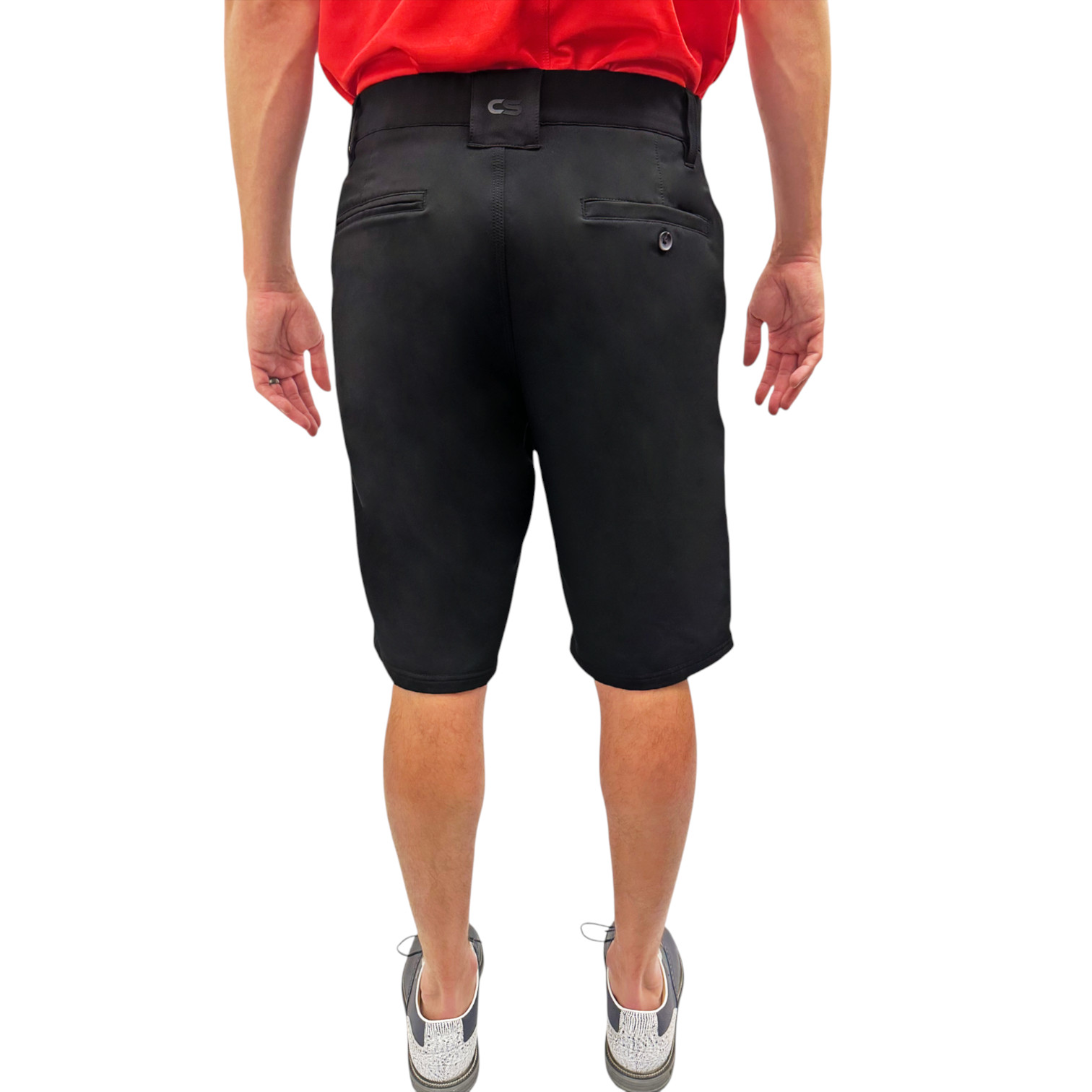 Mens Golf Shorts 11.5″ Inseam Long Tall Athletic Quick Dry Stretch Elastic Waist
