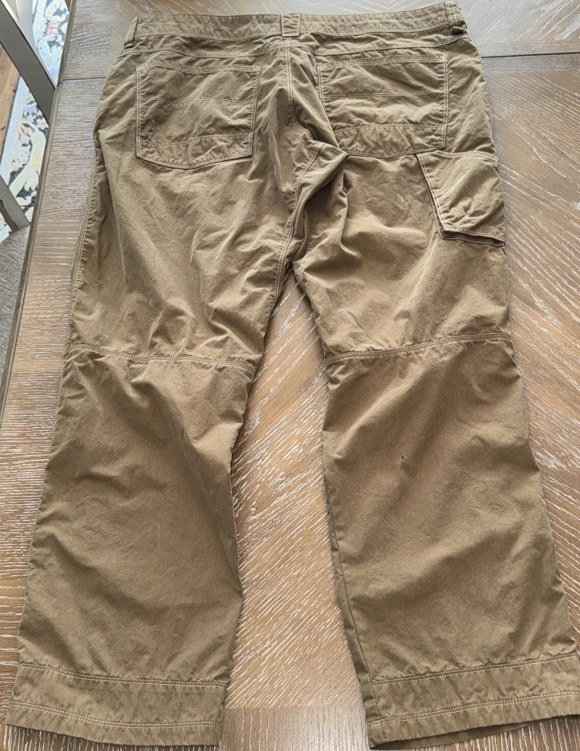 Cabelas 40×32 BROWN 6 Pocket Hiker Cargo Pants Mens Cotton/Nylon/Poly EXCELLENT