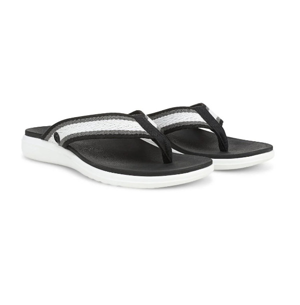 VIONIC Beach Indigo Toe Post Sandal, Black Multi