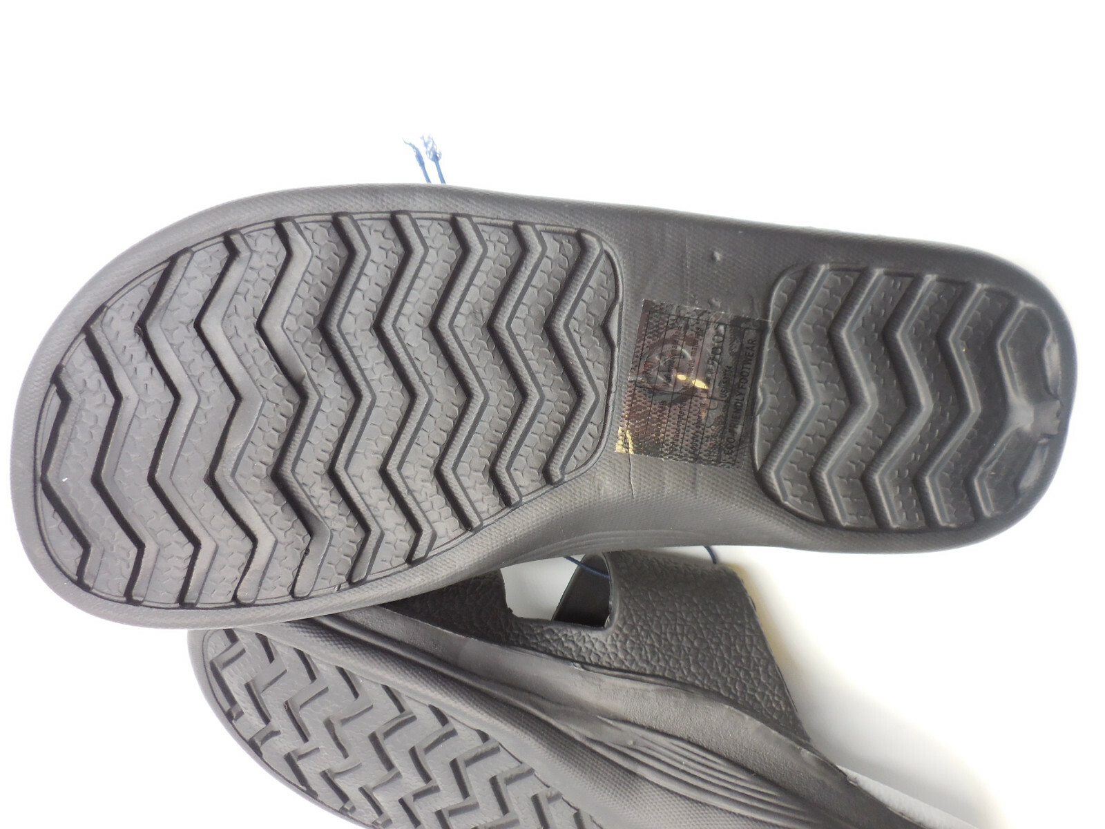 U.S. Polo Assn. Sandals Eco-Friendly Black Grey Buckle Slippers Multiple Sizes