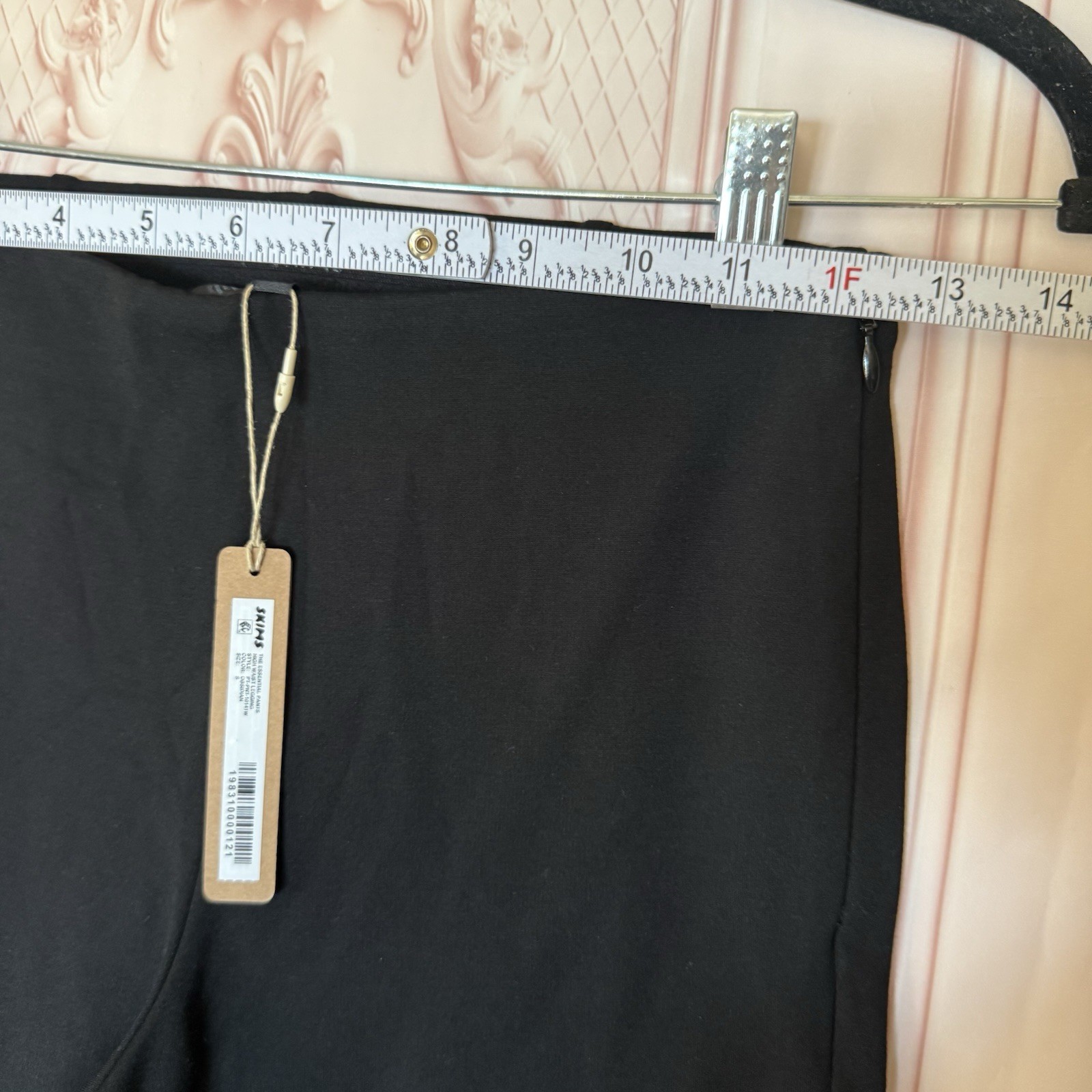 SKIMS The Essential Pants High Waist Legging Obsidian Black Size S NWT $138