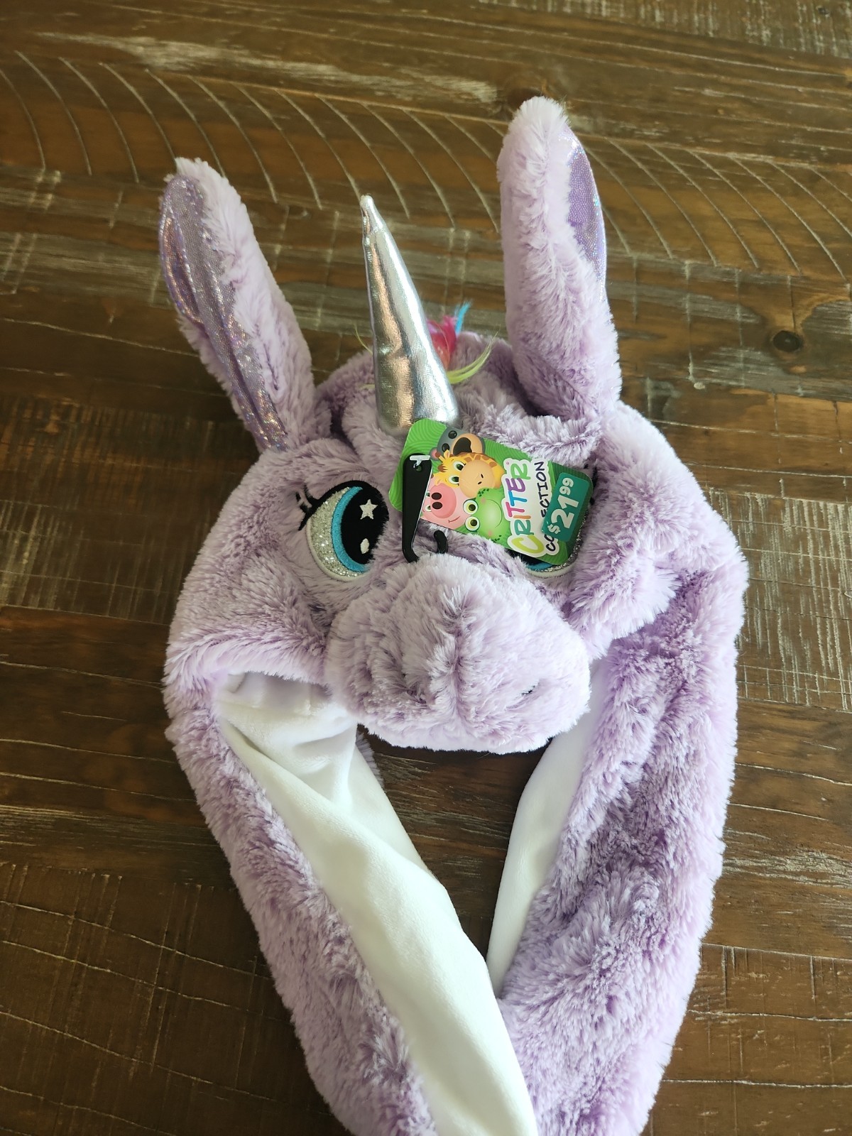 Lynco Action Big Eye Critter Collection Cap Animal Unicorn Squeeze Paw Ears Move