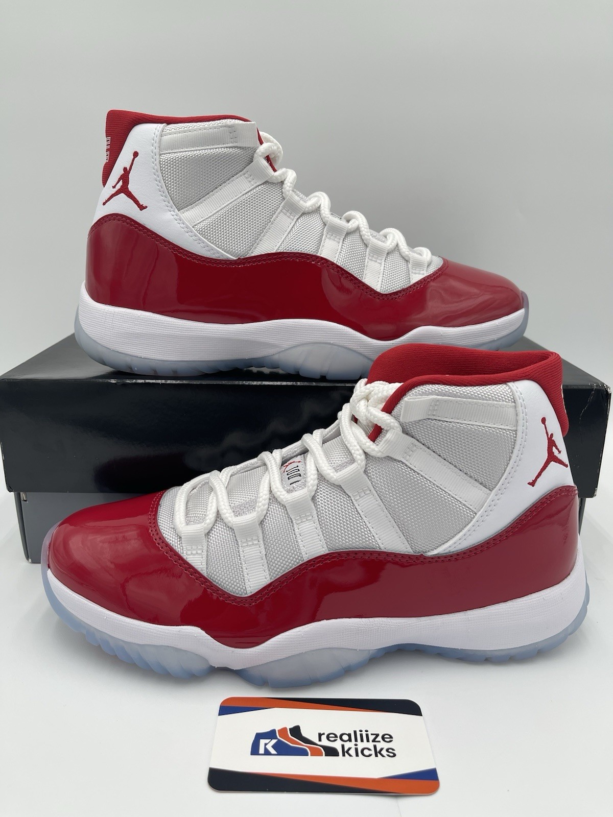 Mens Size 8 – Nike Air Jordan 11 Retro Cherry White Red 2022 (CT8012-116) NEW!