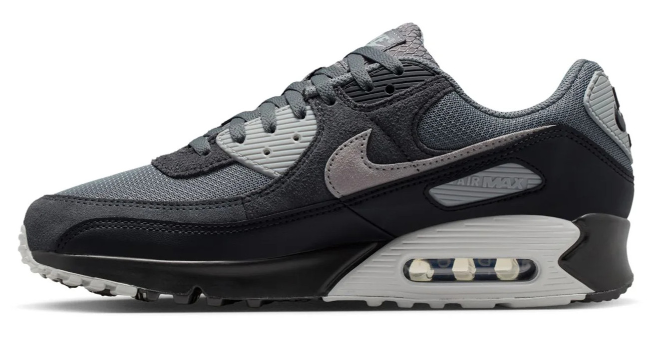 Nike Air Max 90 GREY PHOTON DUST BLACK DM0029 020 Men’s US SZ 7-14 NEW IN BOX