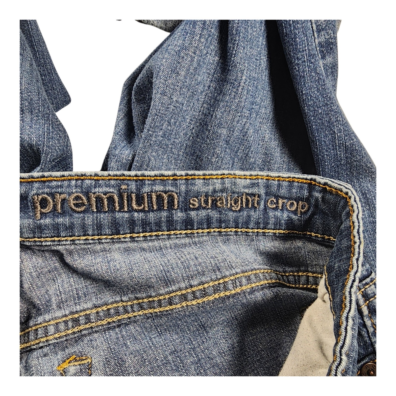 Gap Premium Straight Crop Denim Jeans Women’s 8/29 Med-Wash