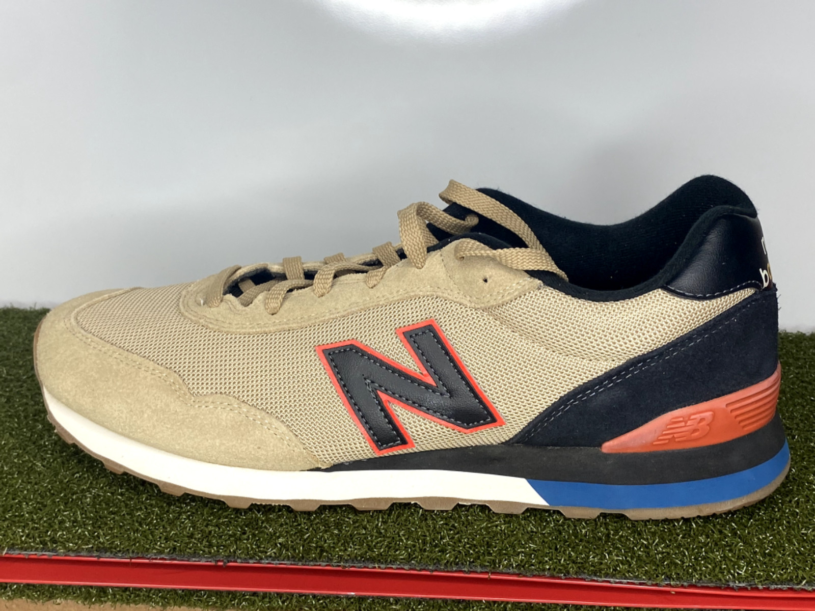 New Balance Mens 515 V3 Sneaker Running Shoe ML515WL3 Tan Black Orange Size 14