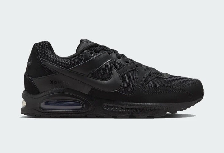 Nike Air Max Command Sneakers Mens Size US 7-14 Triple Black Casual Shoes New✅
