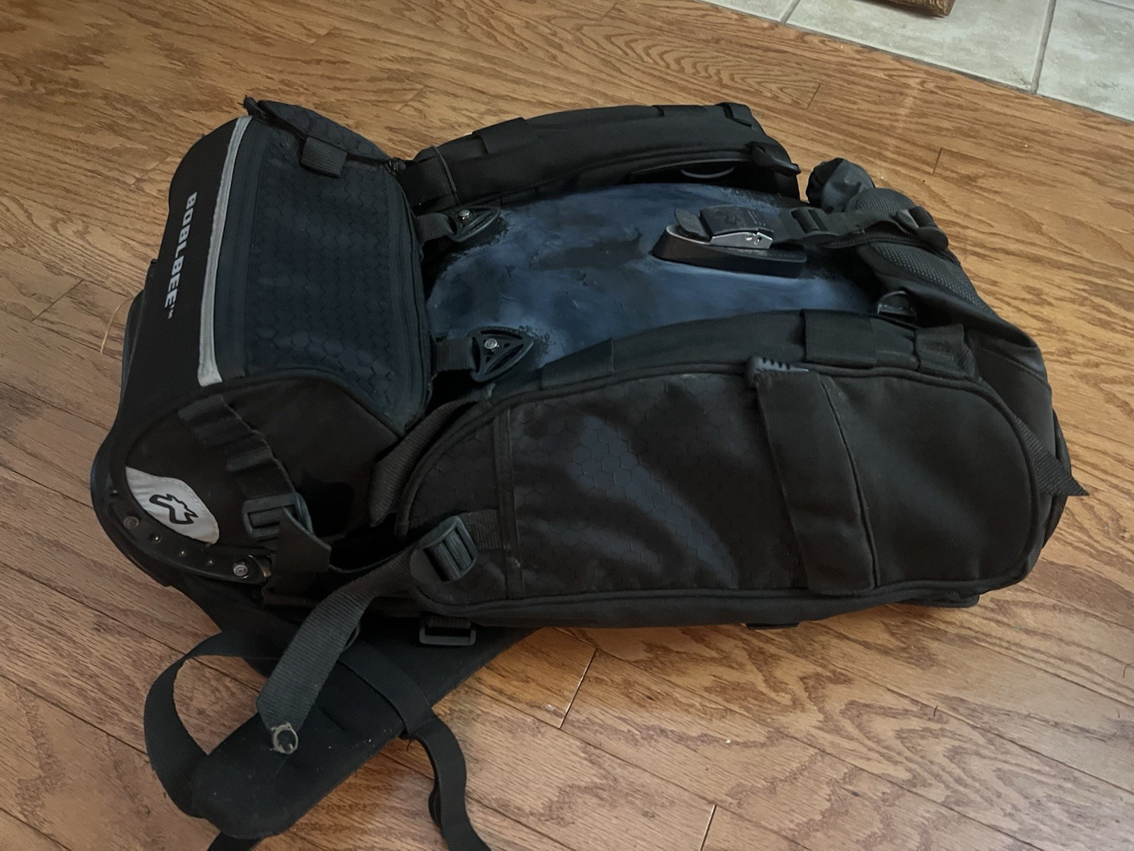 Boblbee Megalopolis Hard Shell Motorcycle Backpack – Black with X-Case