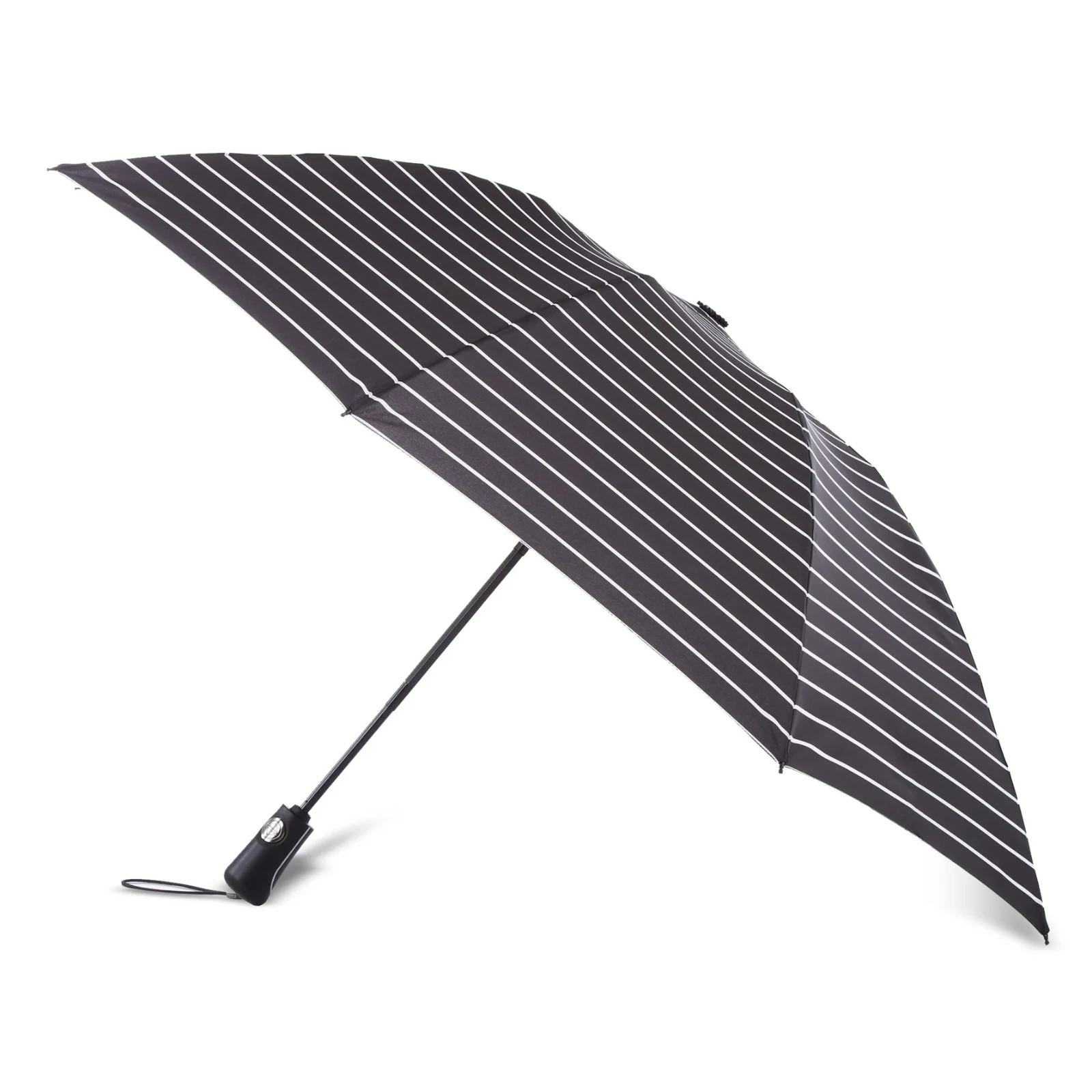 Totes Folding 43″ Automatic Open Reverse-Close Umbrella with Wind Protection