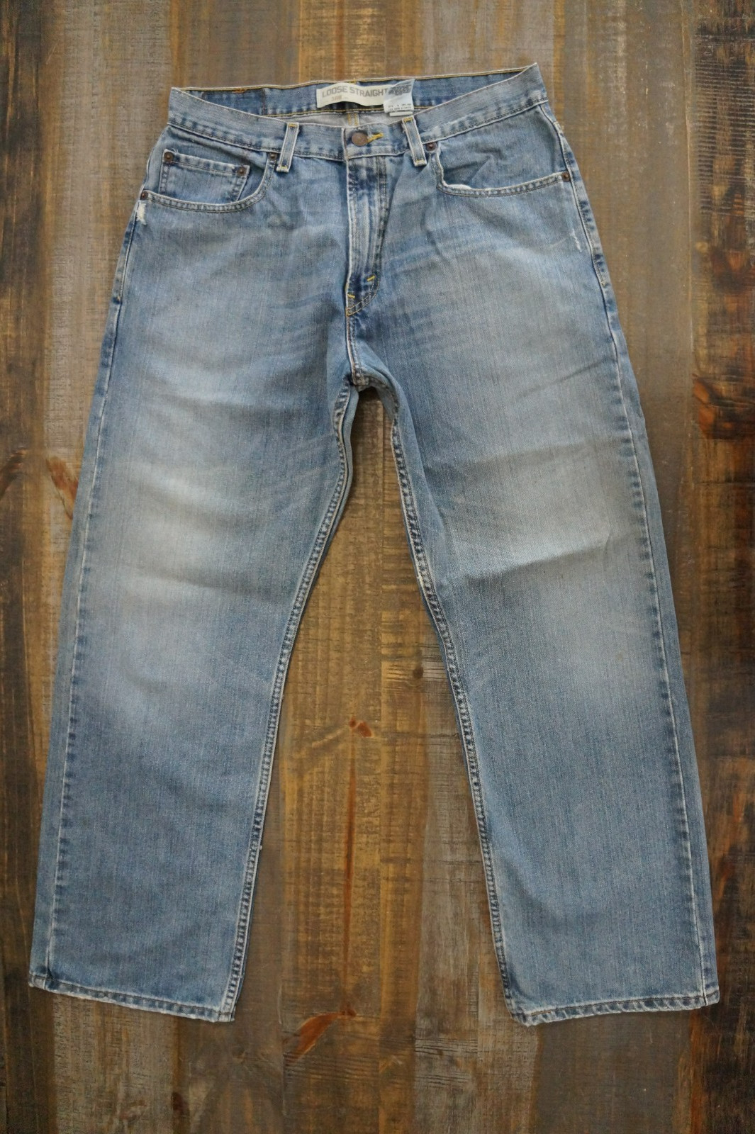 Vintage Levis 569 Loose Straight Jeans Mens ~ 33 x ~ 30 (SEE PICS 4 MEAS.)
