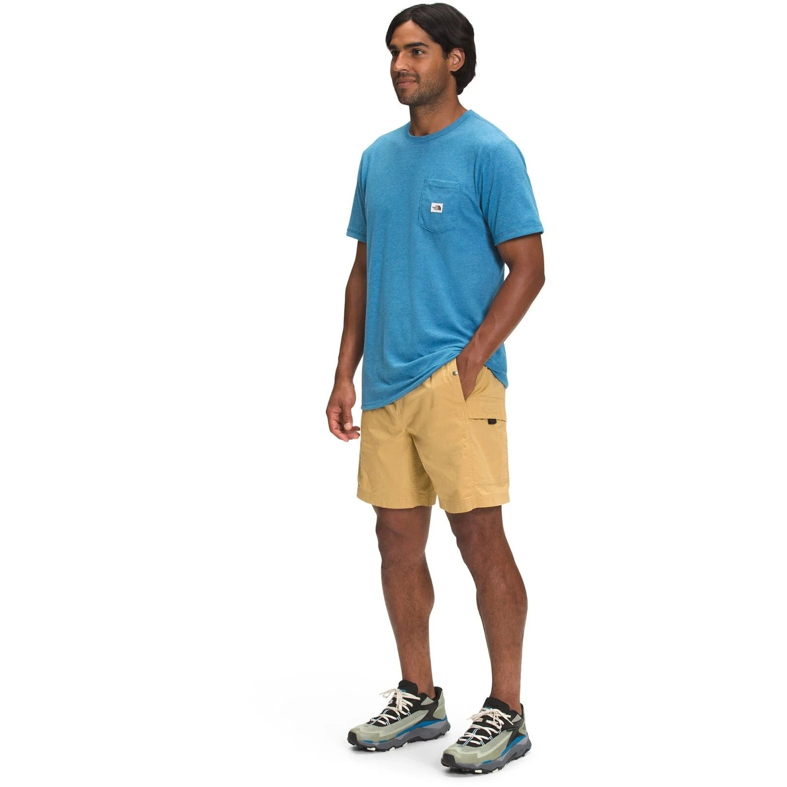 THE NORTH FACE MENS RIPSTOP CARGO SHORTS ANTELOPE TAN SZ LARGE NWT $65