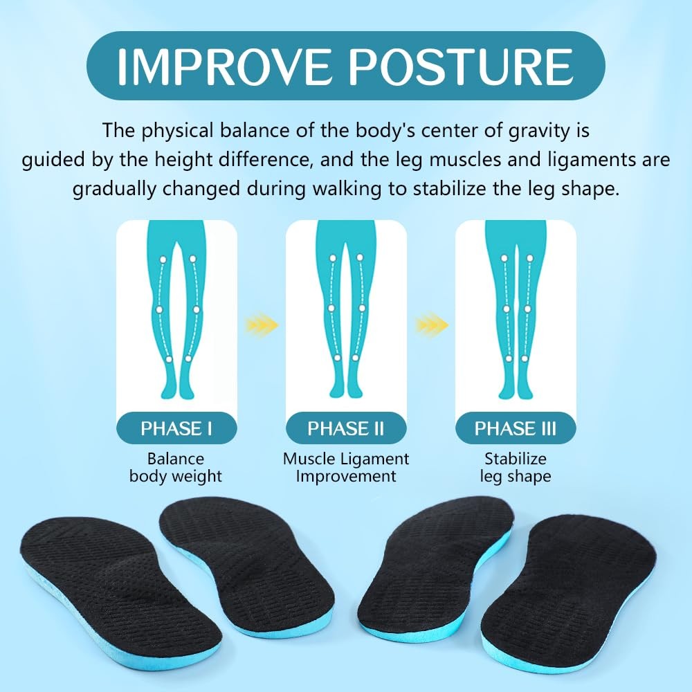 Supination Insoles Orthotic Arch Support Heel Pain Flat Feet Inserts