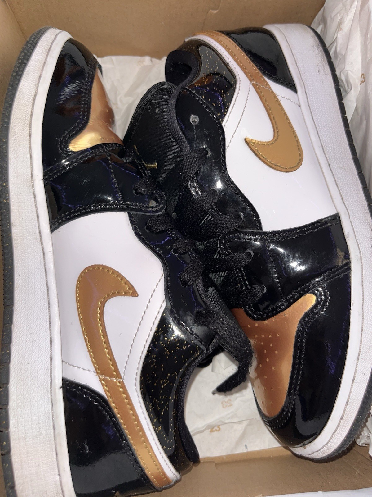 Size 6.5 – Air Jordan 1 Low Gold Toe