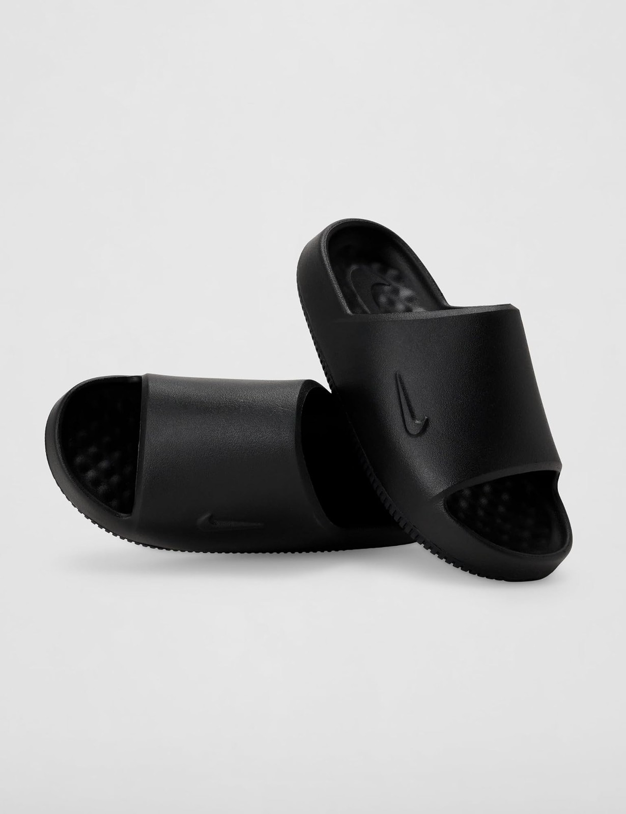 Nike Women’s Calm 2.0 Slides – Black/Black/Black – 9