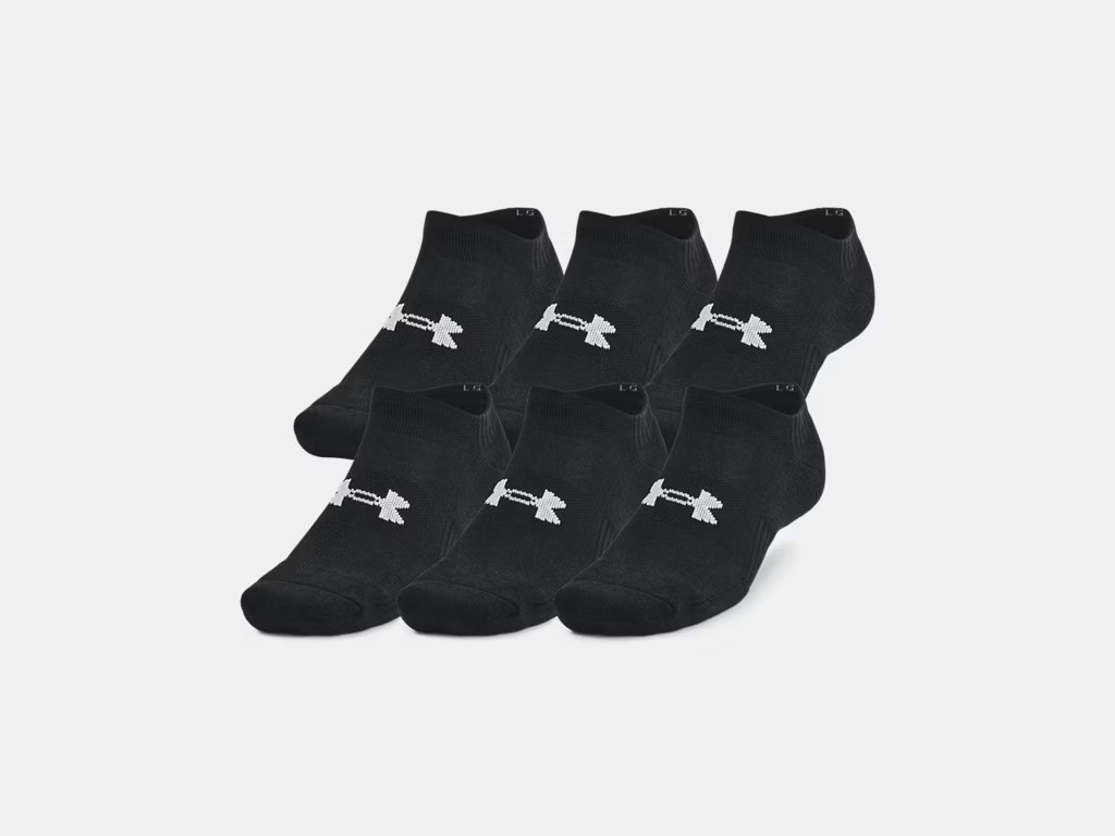 Under Armour Training Cotton Socks 6-Pack 1386317 Black, White, Black/White/Grey