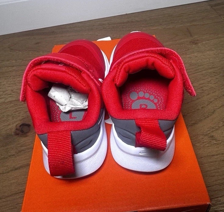 Nike Star Runner 3 TDV Baby Toddler Shoes University Red Grey Size 5c DA2778-607