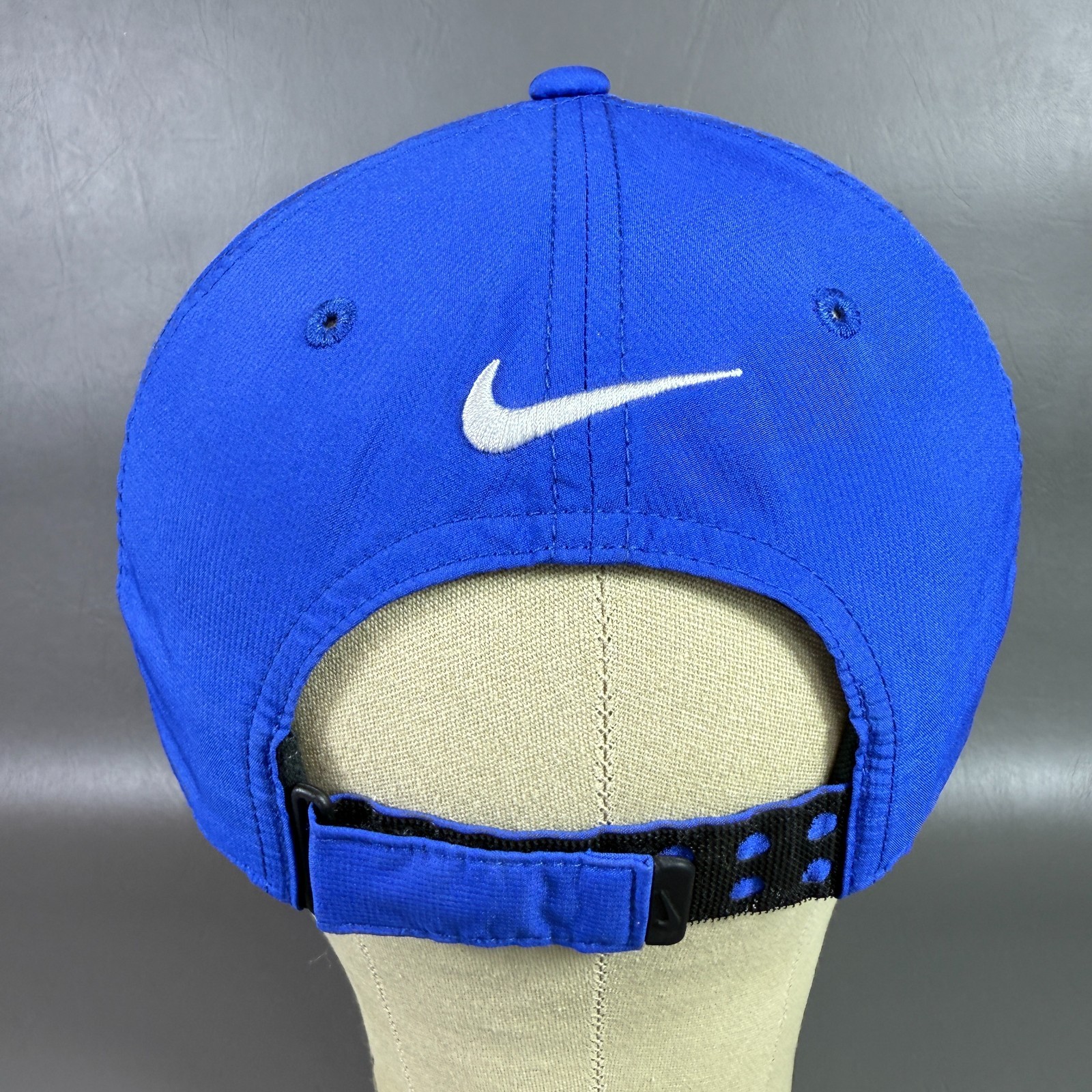 Nike Legacy91 Hat Dri-Fit Blue Hook & Loop Strap Running Golf Tennis Lightweight