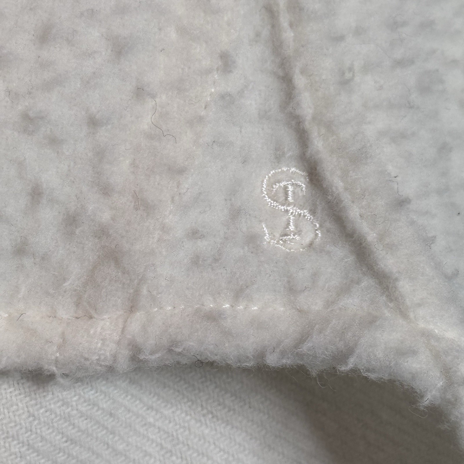 Todd Snyder Boucle Relaxed Utility Shirt Shacket Men’s Medium Cream White
